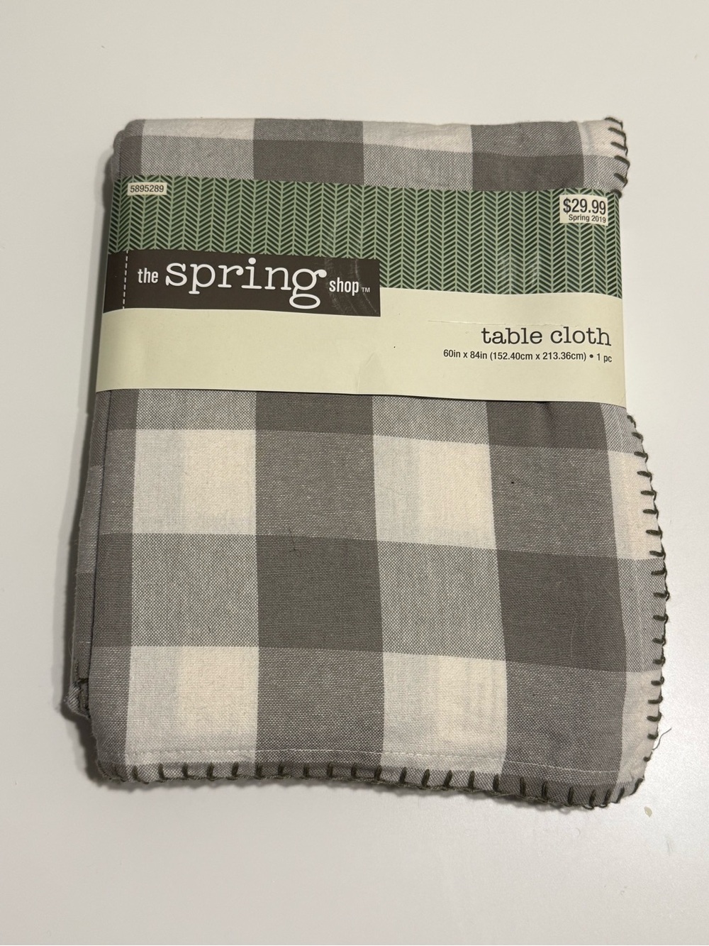 Hobby Lobby Gray Buffalo Check Table Cloth